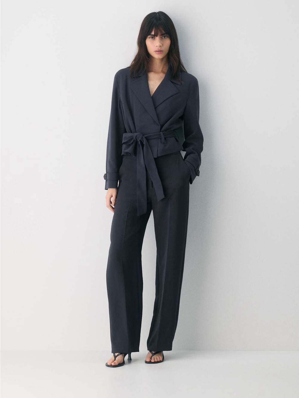 Aritzia Wilfred Limitless Pant Dark Night Navy Size 6 NWT